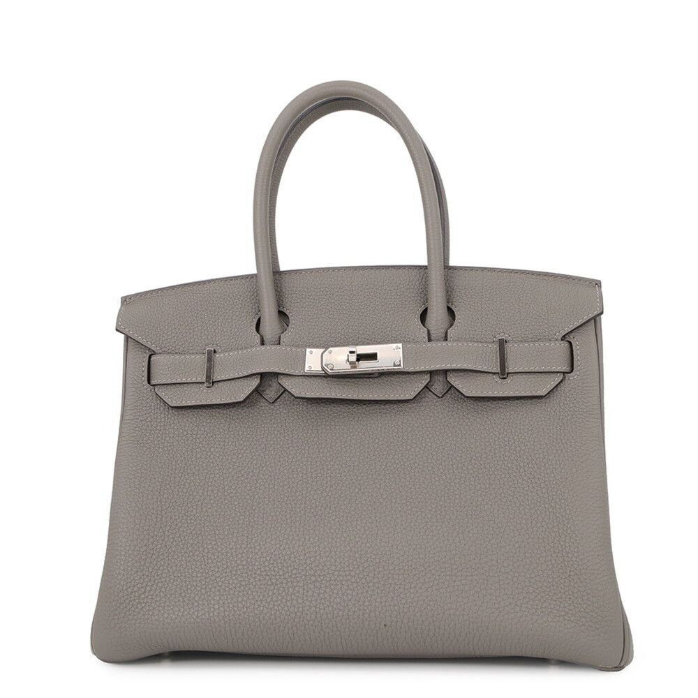 Hermes Birkin 30 Grismeyer Togo B stamp HERMES handbag women's